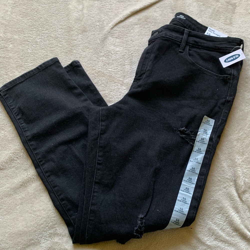 Old Navy Power Slim Straight Jeans